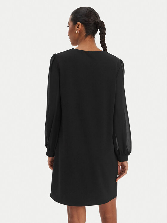 Rinascimento Rinascimento Коктейлна рокля CFC0126757003 Черен Regular Fit