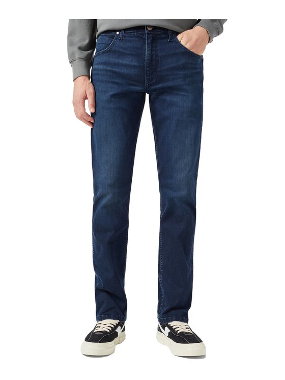 Wrangler Wrangler Jeansy 112350742 Granatowy Straight Leg