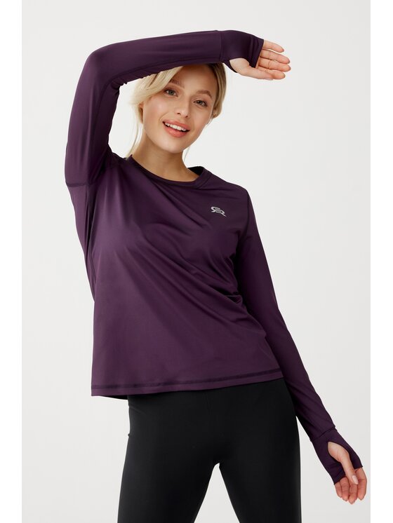ROUGH RADICAL ROUGH RADICAL Maglietta tecnica FUN LS Viola Regular Fit