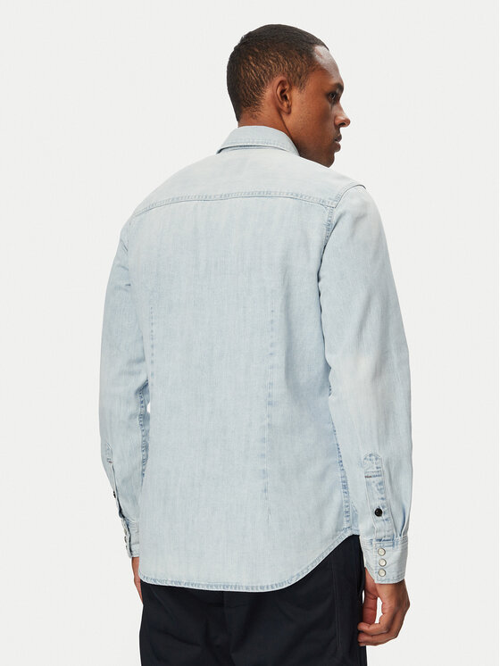 G-Star Raw G-Star Raw Jeanshemd Dakota D23616-D252 Blau Regular Fit