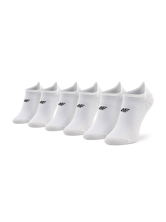 4F 4F Pánske nízke ponožky H4Z22-SOM300 Biela