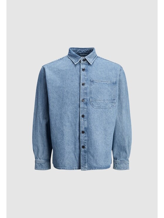 Jack & Jones Jack & Jones Koszula JJINOLAN JJO Niebieski To Fit