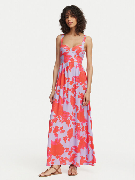 Maaji Maaji Poletna obleka Lamary PT3024CLD001 Vijolična Regular Fit