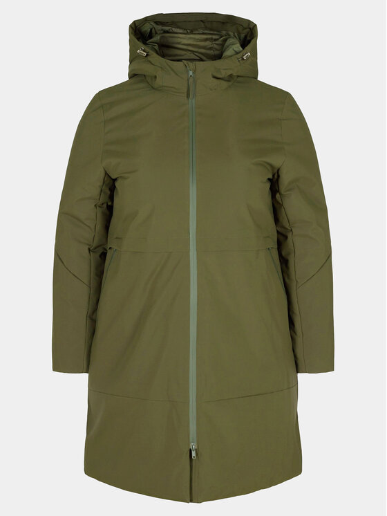 Zizzi Zizzi Talvejope CA52812B Roheline Regular Fit