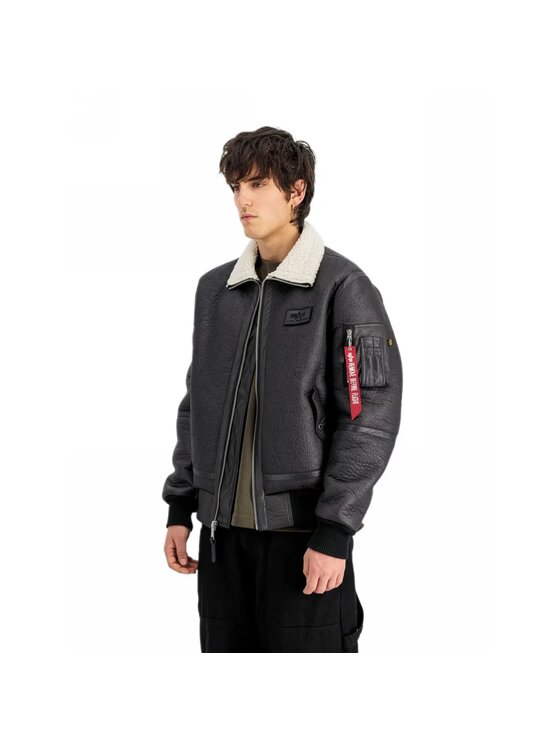 Alpha Industries Alpha Industries Kurtka bomber AI.268129 Czarny Regular Fit