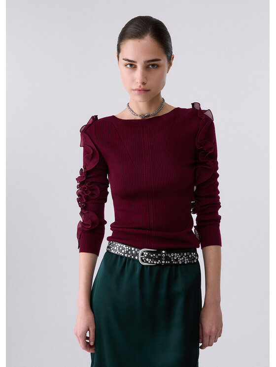Liu Jo Liu Jo Maglione CF6042MA82O91726 Rosso Regular Fit