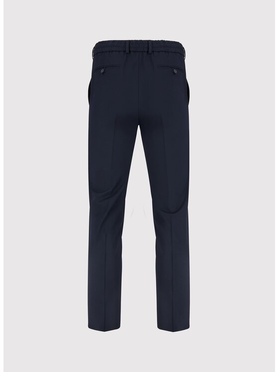 Pako Lorente Pako Lorente Spodnie materiałowe P25WF-WX-017 Granatowy Slim Fit