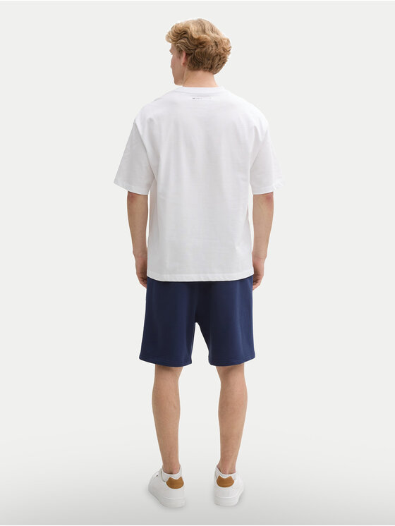 Tom Tailor Denim Tom Tailor Denim Sportovní kraťasy 1045584 Tmavomodrá Regular Fit