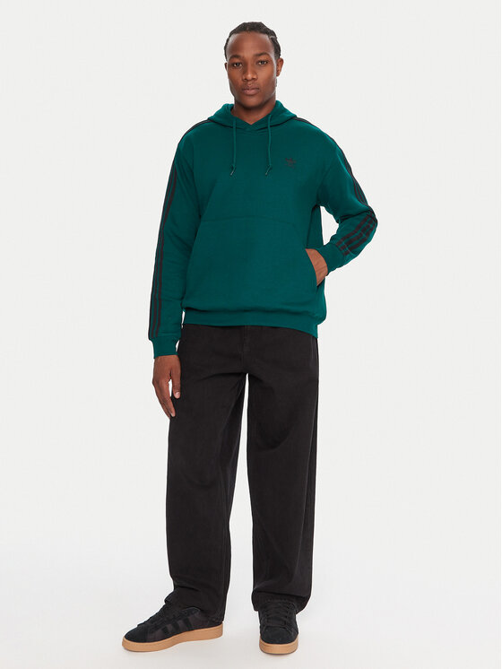 adidas adidas Bluza adicolor Classics 3-Stripes JY1378 Zielony Regular Fit