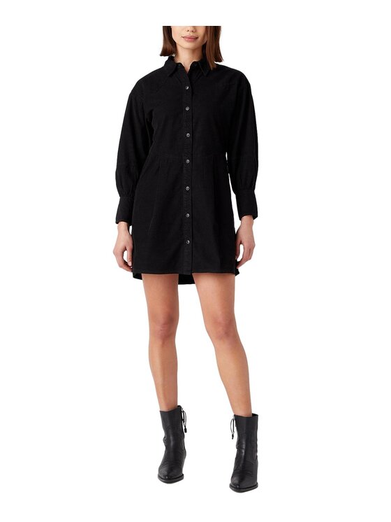 Wrangler Wrangler Sukienka koszulowa W9M14A100 Czarny Regular Fit