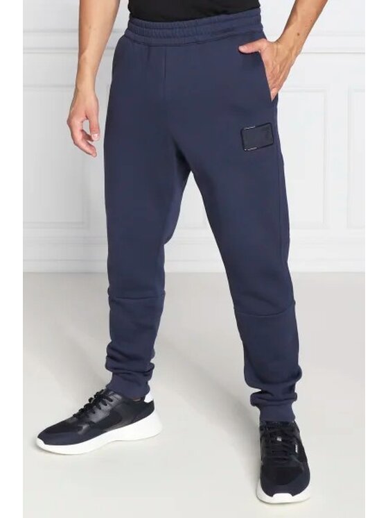 EA7 Emporio Armani EA7 Emporio Armani Bavlnené nohavice 6LPP62 PJ05 1554 Tmavomodrá Regular Fit