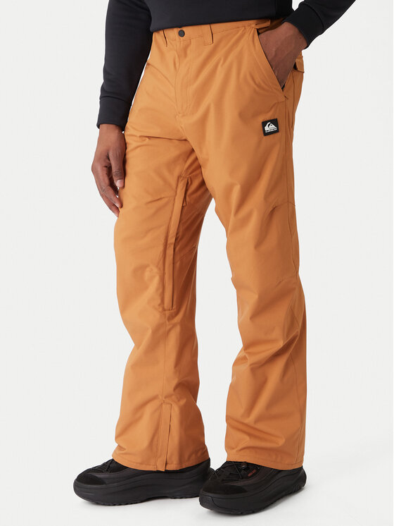 Quiksilver Quiksilver Snowboardové kalhoty Estate EQYTP03237 Hnědá Slim Fit