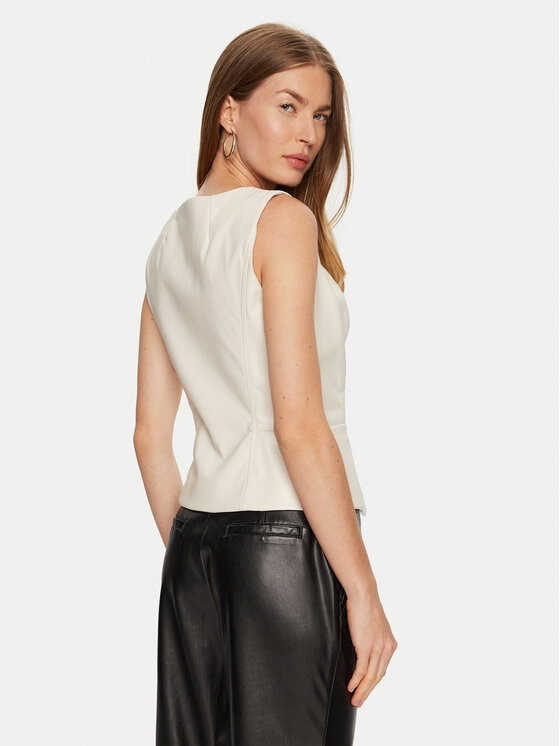 Guess Guess Kamizelka W4BH88 WF8P0 Beżowy Regular Fit