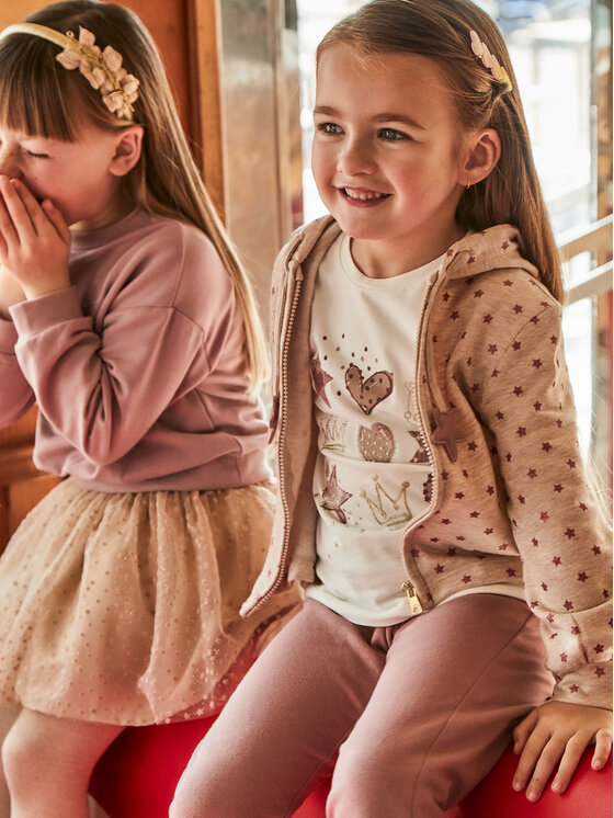 Mayoral Mayoral Set Sweatshirt, Bluse und Hose 4889 Rosa Regular Fit
