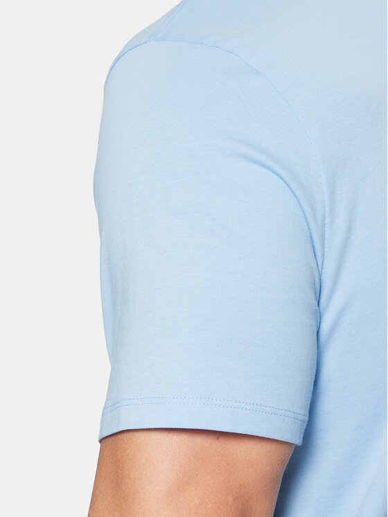 Guess Jeans Guess Jeans T-Shirt M4YI52 K8HM0 Niebieski Slim Fit
