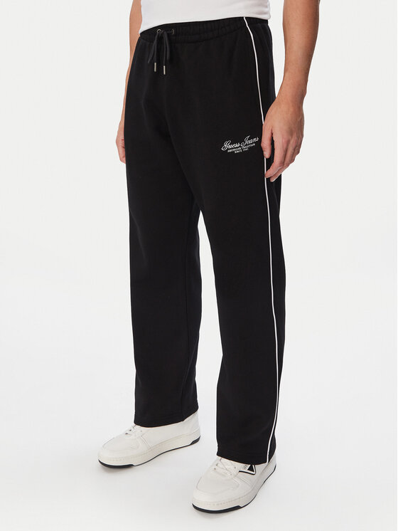 Guess Jeans Guess Jeans Παντελόνι φόρμας M6BB19 K6774 Μαύρο Regular Fit