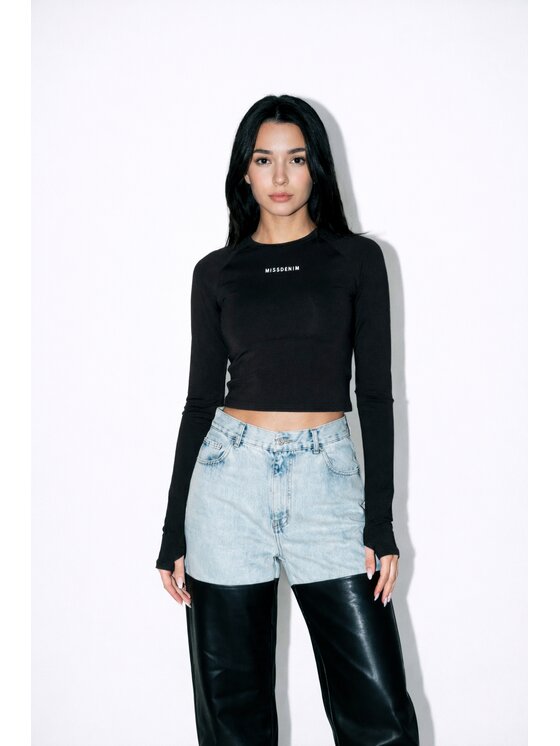 MissDenim MissDenim Jeansy Wide Leg Jeans Niebieski Baggy Fit