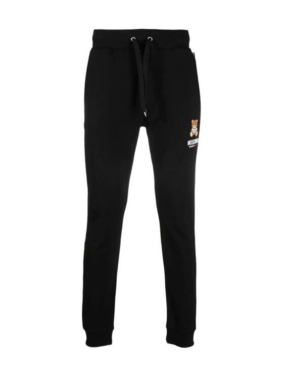 MOSCHINO MOSCHINO Teplákové kalhoty V1A6886 4409 0555 Černá Regular Fit