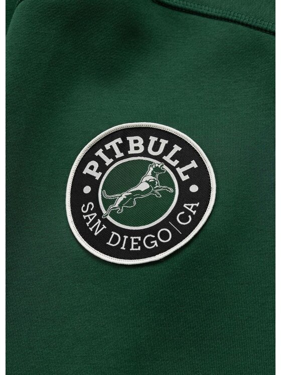 PITBULL PITBULL Bluza BADGER Zielony Regular Fit