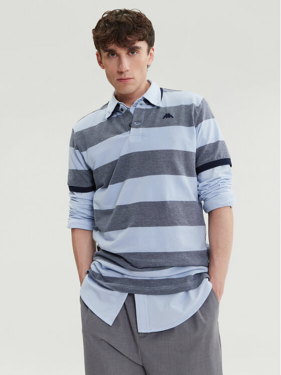 Robe di Kappa Robe di Kappa Polo Ming 64126KW Niebieski Slim Fit
