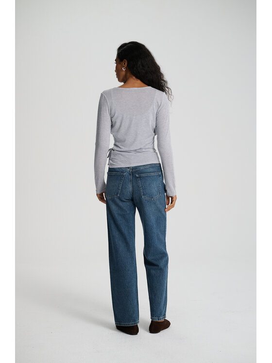 Le Songe Le Songe Bluzka ERIN Szary Basic Fit
