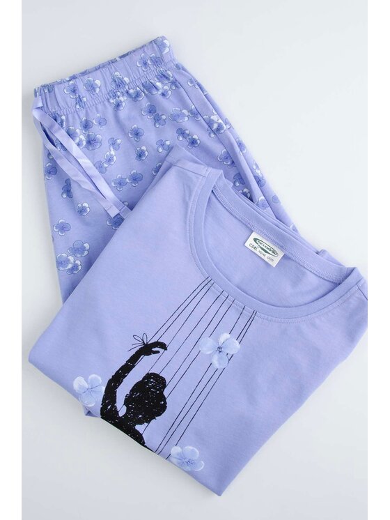 Coccodrillo Coccodrillo Piżama WC6448204PJS-016 Fioletowy Regular Fit