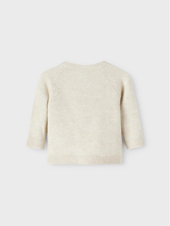 NAME IT NAME IT Ζακέτα 13218679 Μπεζ Regular Fit