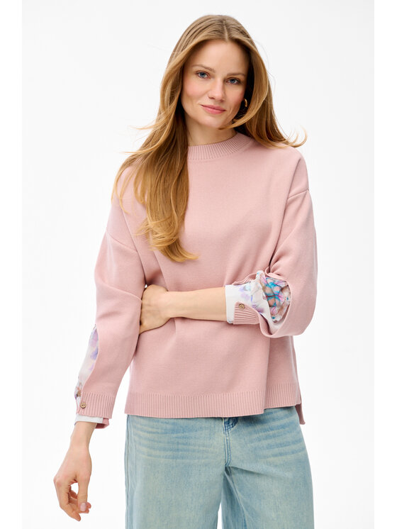 blue shadow blue shadow Sweter Celeste-2 Różowy Regular Fit