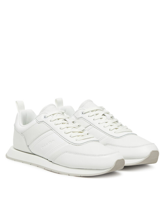 Calvin Klein Calvin Klein Sneakersy Low Prof Runn Laceup Tape HM0HM01897 Biały
