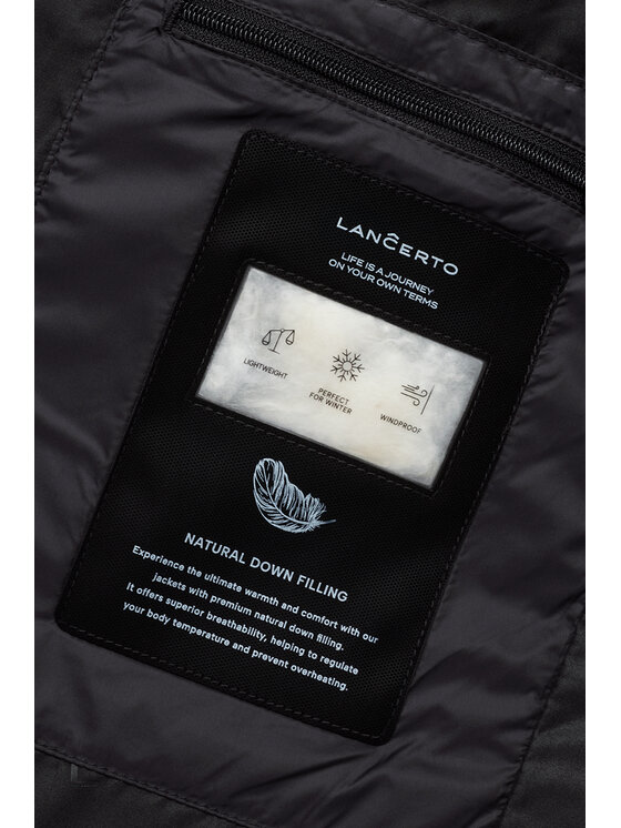 Lancerto Lancerto Kurtka puchowa Norly KU073226000022 Czarny Regular Fit