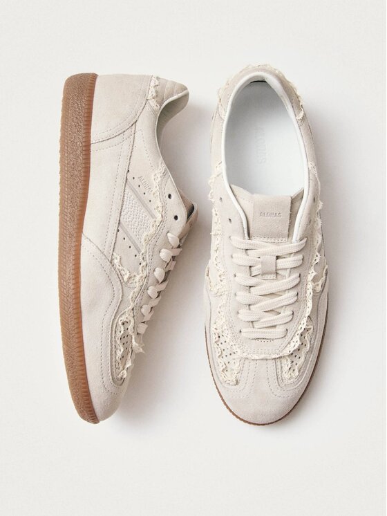 ALOHAS ALOHAS Сникърси Tb.490 Crochet Cream Leather Sneakers Бежов