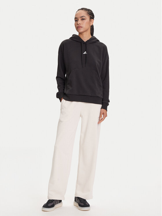adidas adidas Majica dugih rukava Essentials Small Logo JD7989 Crna Regular Fit