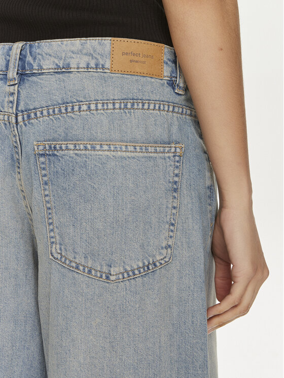 Gina Tricot Gina Tricot Τζιν 22036 Μπλε Wide Leg