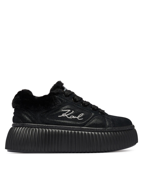 KARL LAGERFELD KARL LAGERFELD Sneakersy Kreeper Lo KL42312L Czarny