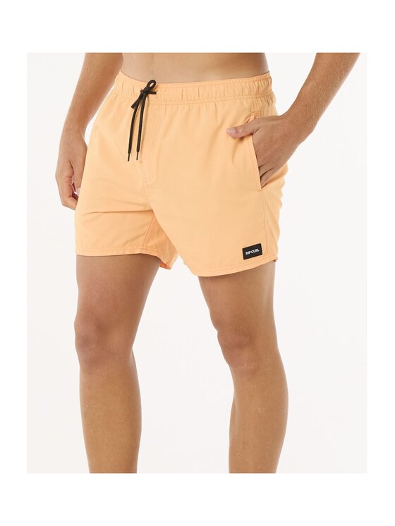 Rip Curl Rip Curl Szorty kąpielowe Offset Volley Pomarańczowy Regular Fit