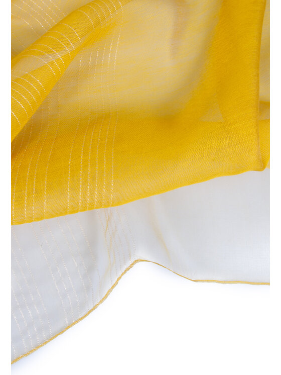 ALLORA BE UNIQUE ALLORA BE UNIQUE Scialle z wełną i jedwabiem Giallo