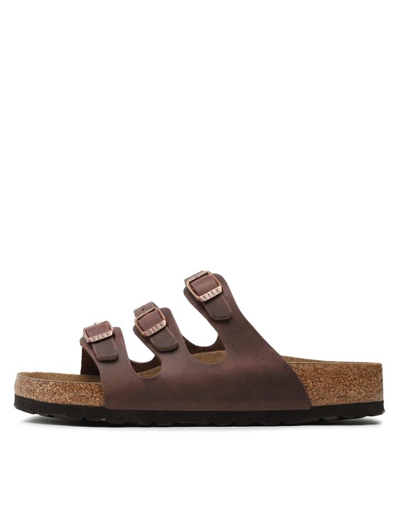 Birkenstock Birkenstock Klapki Florida 53901 Brązowy