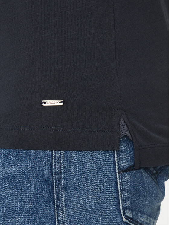 Geox Geox Tricou M5510C T3243 F1624 Bleumarin Regular Fit