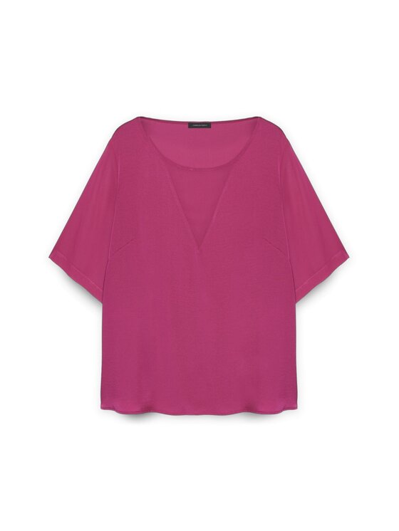 Fiorella Rubino Fiorella Rubino Bluzka 2768T002261N019 Różowy Over Fit