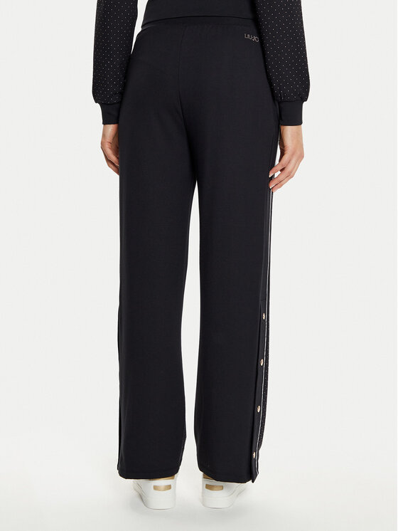Liu Jo Liu Jo Spodnie dresowe TF4272 FS576 Czarny Regular Fit