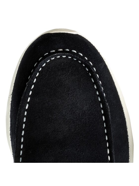 Tommy Hilfiger Tommy Hilfiger Mokasinai Lightweight Suede Boatshoe FM0FM01250 Tamsiai mėlyna