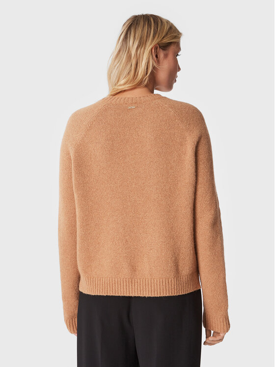 BOSS Boss Sweater Febisan 50478315 Barna Regular Fit