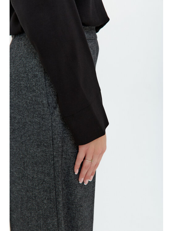 Stylove Stylove Halenka S391 Černá Curvy Fit