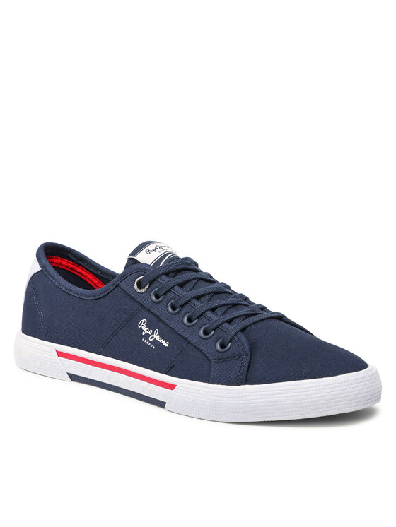 Pepe Jeans Pepe Jeans Πάνινα παπούτσια Brady Men Basic PMS30816 Σκούρο μπλε