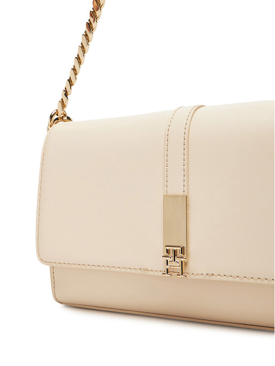 Tommy Hilfiger Tommy Hilfiger Torebka Th Heritage Conv Crossover Chain AW0AW17223 Écru