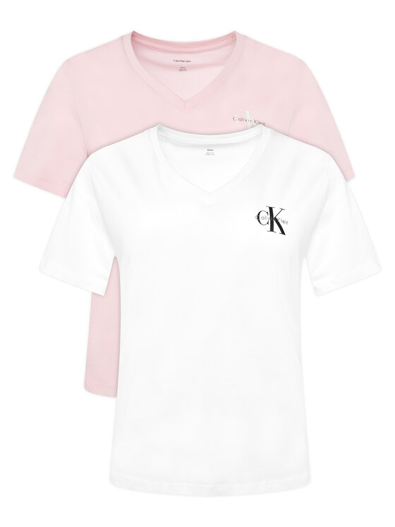 Calvin Klein Jeans Calvin Klein Jeans 2er-Set T-Shirts LV047C906G Rosa Regular Fit