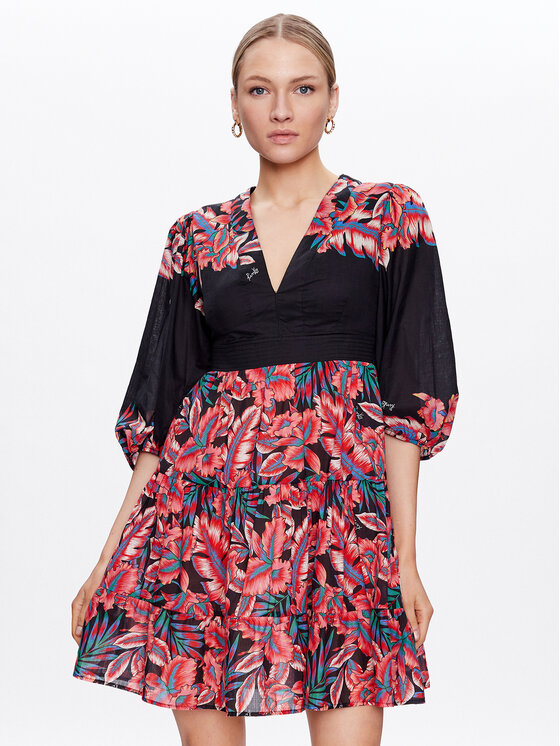 PINKO Pinko Každodenné šaty Balto 100699 A0NN Čierna Regular Fit