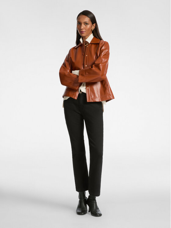 Elena Mirò Elena Mirò Cappotto R303P000069N037 Marrone A-Line Fit