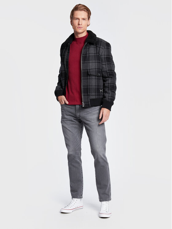 Wrangler Wrangler Maglione W8D12PXRO 112321350 Bordeaux Regular Fit