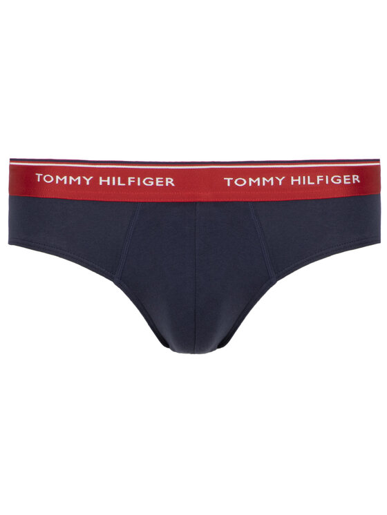 Tommy Hilfiger Tommy Hilfiger Súprava 3 kusov slipov 3p Brief 1U87903766 Tmavomodrá